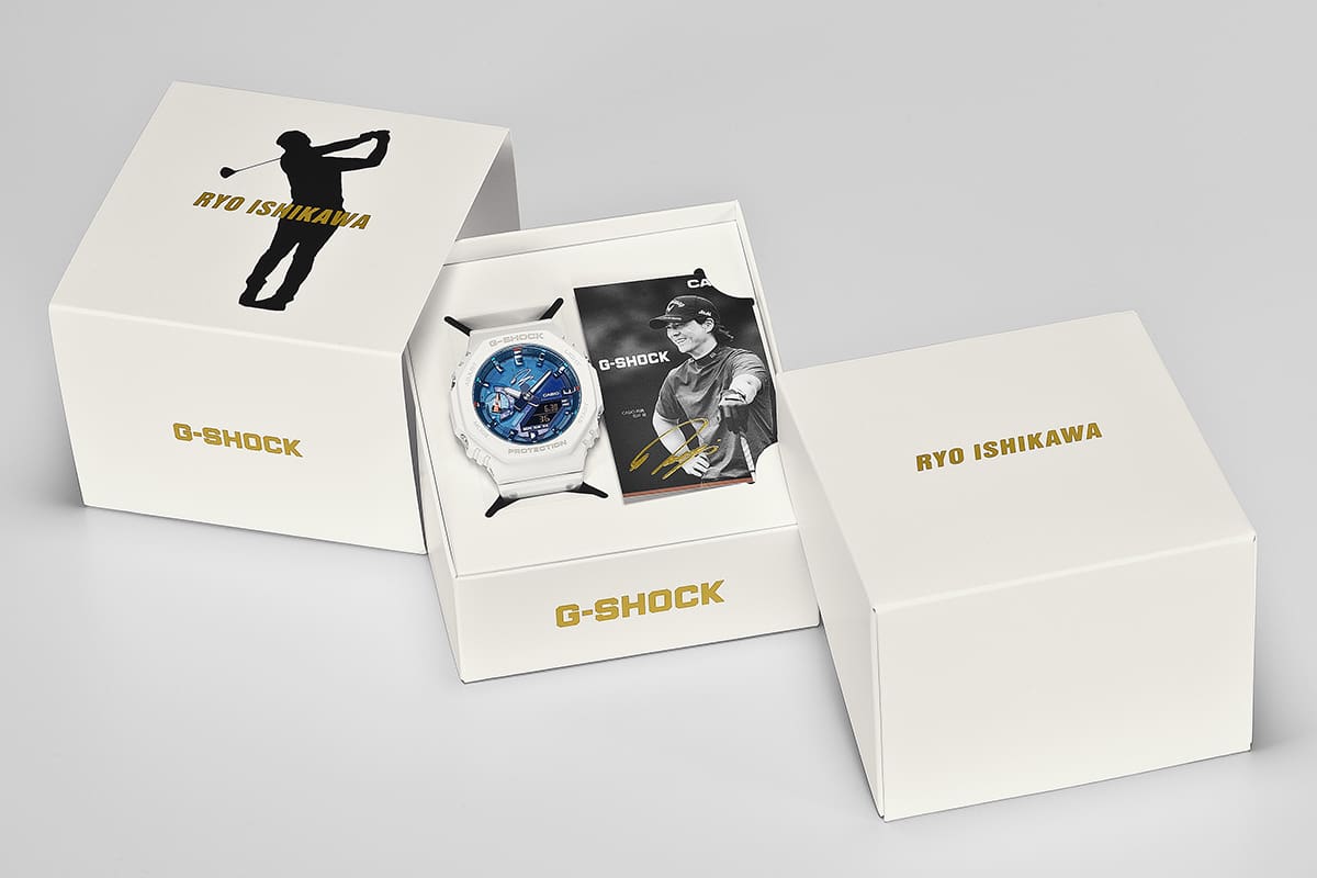 石川 遼 x G-SHOCK シグネチャーモデル - GA-2100RI25 - 製品情報 | G