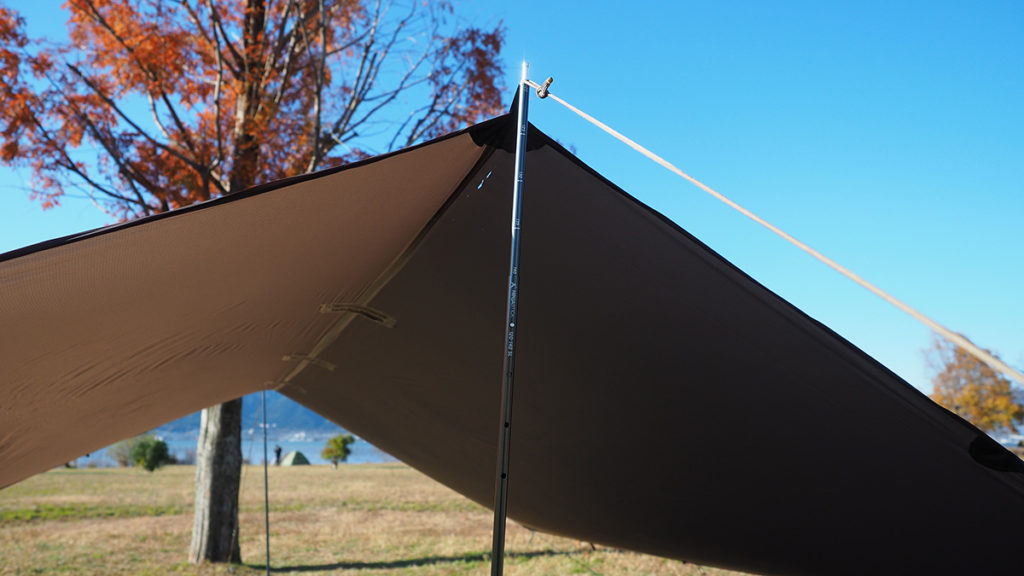 レビュー】NINJA STICK SLはコンパクトで軽量タープに最適解の1つ