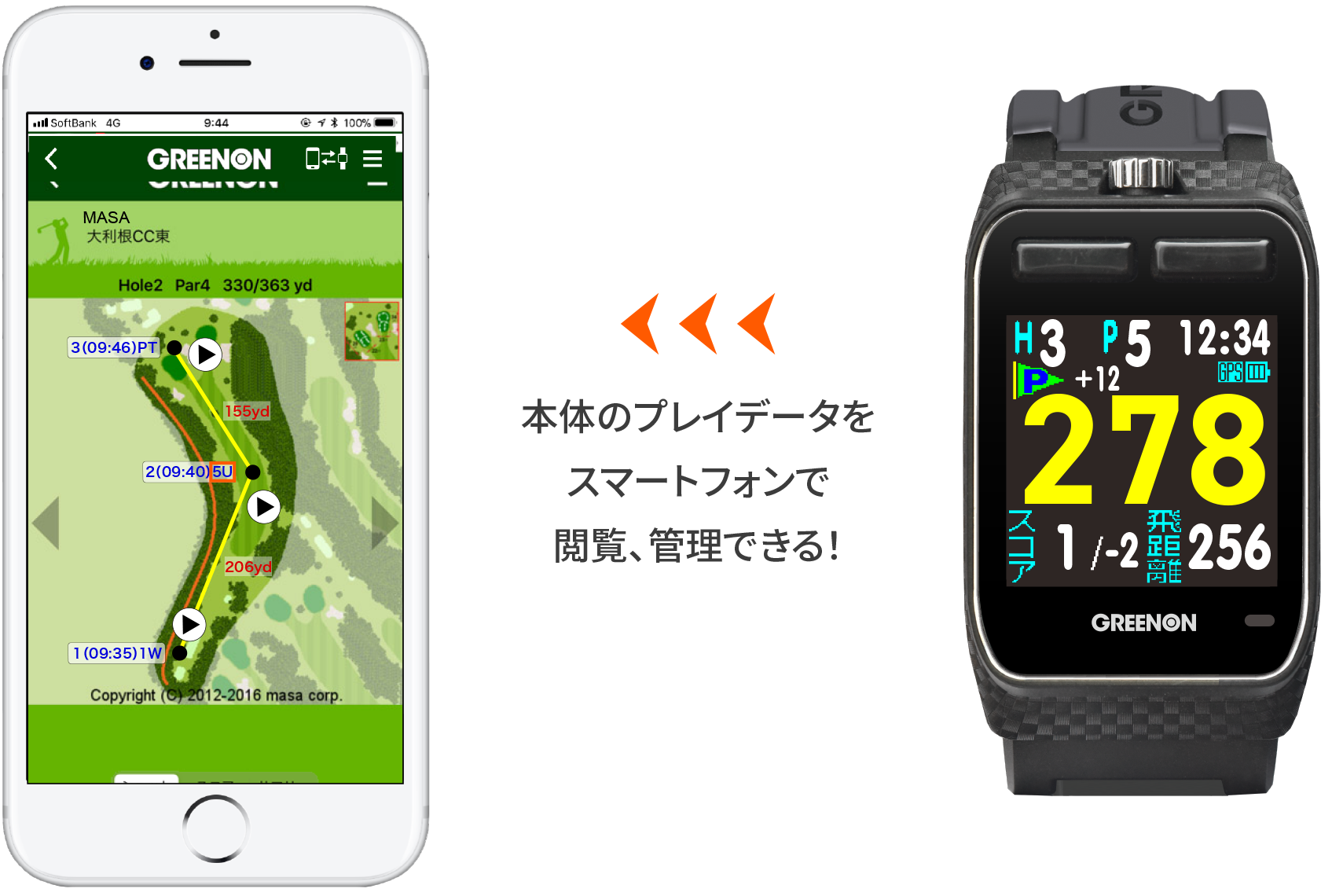 ザ・ゴルフウォッチ ジール – THE GOLF WATCH ZEAL | GREENON