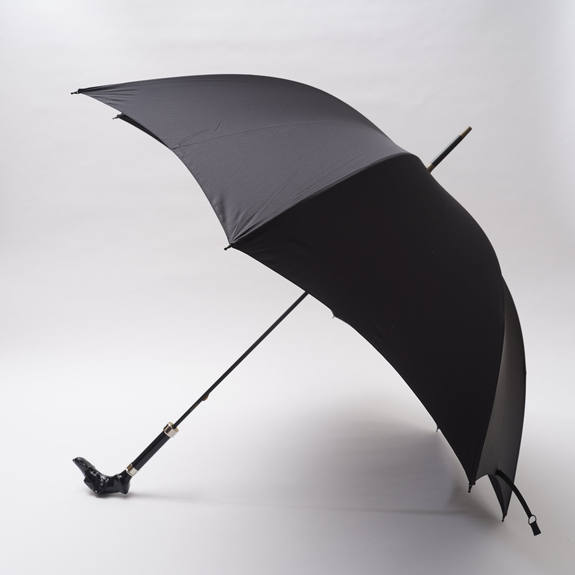 ブラックアニマルヘッド 晴雨兼用傘 GT25 長傘 Fox Umbrellas