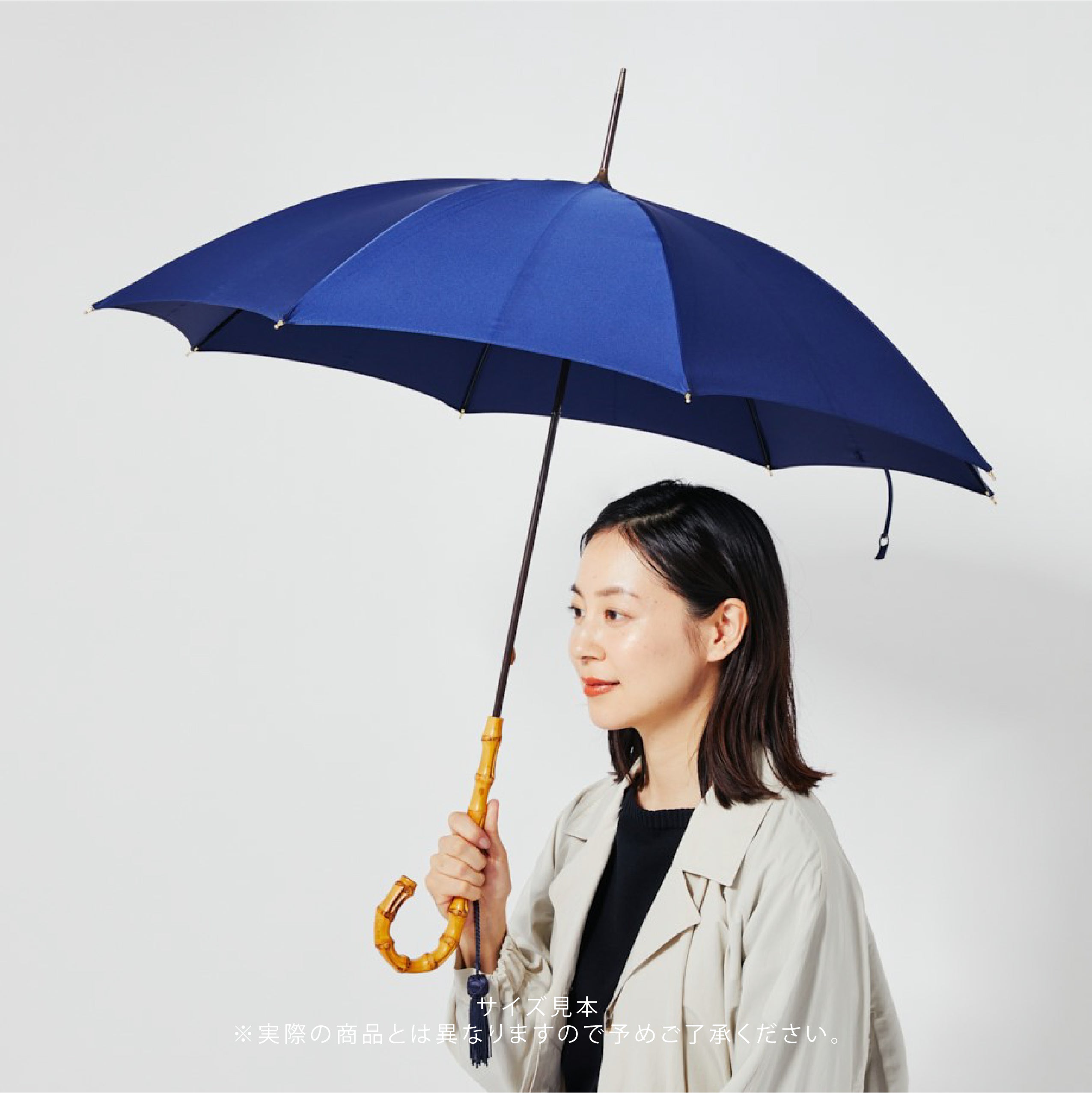 WL4 Whangee Crook | 長傘 | アーチ型ハンドル | ワンギー | 晴雨兼用