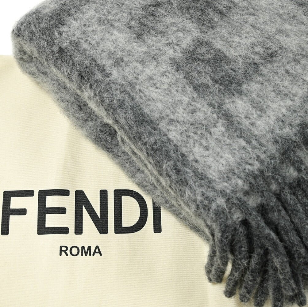 クリアランス対象｜FENDI フェンディ / アルパカウール ロゴマフラー