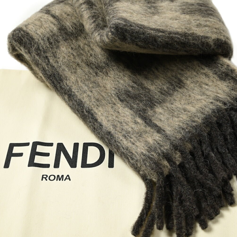 クリアランス対象｜FENDI フェンディ / アルパカウール ロゴマフラー