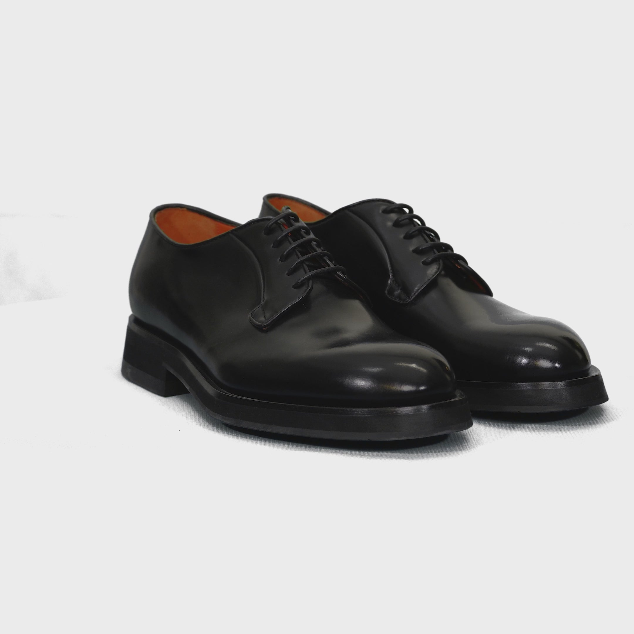 SALE｜SANTONI サントーニ / アンティークドレザーダービーシューズ