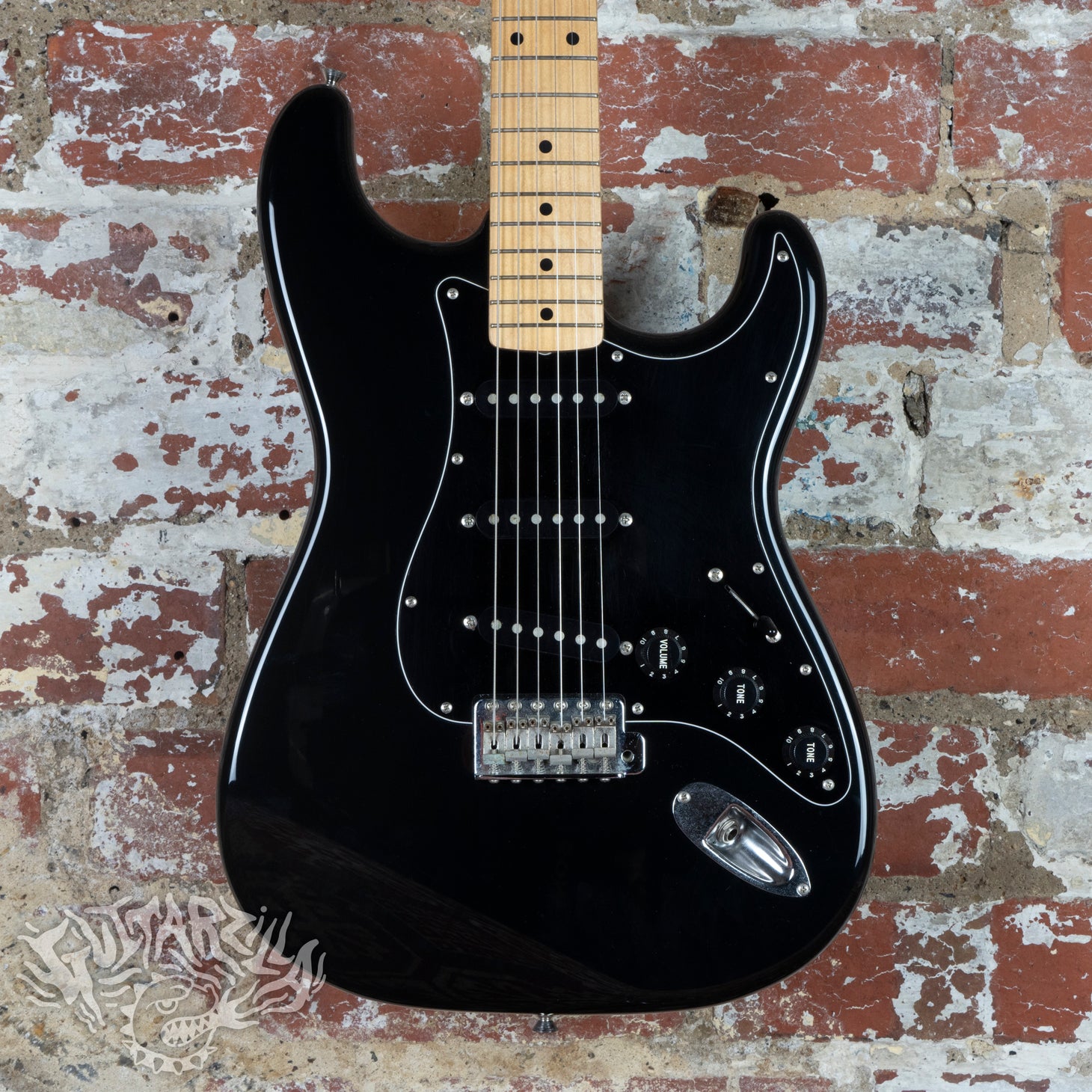 Squier Silver Series Stratocaster 1993 Black MIJ Japan FujiGen