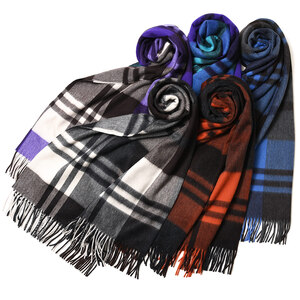 Joshua Ellis（ジョシュア エリス）カシミアタータンチェック大判