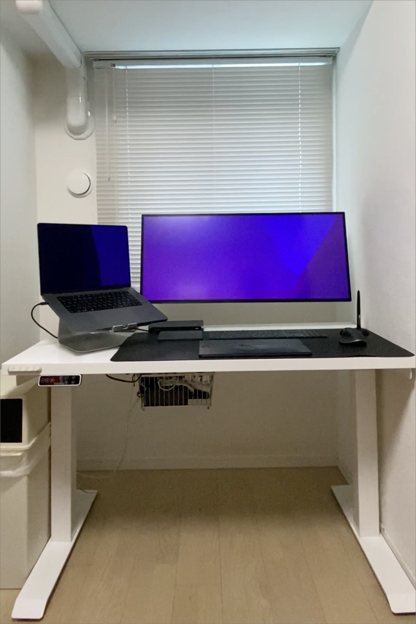 IKEA天板と電動昇降デスクFlexiSpotで快適! 安く済ませる在宅リモート