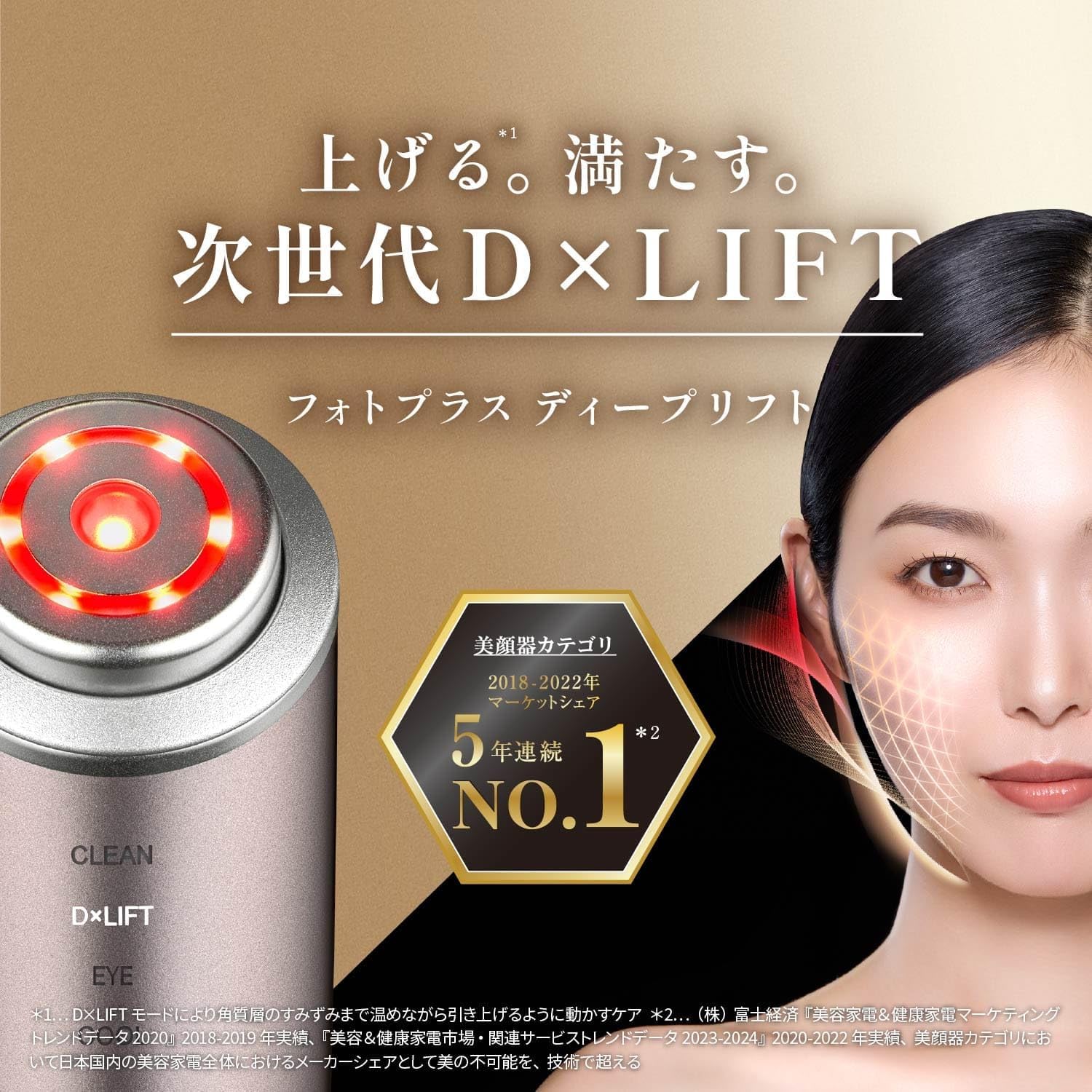 月額13,800円レンタルプラン：ヤーマン フォトプラス ディープリフト