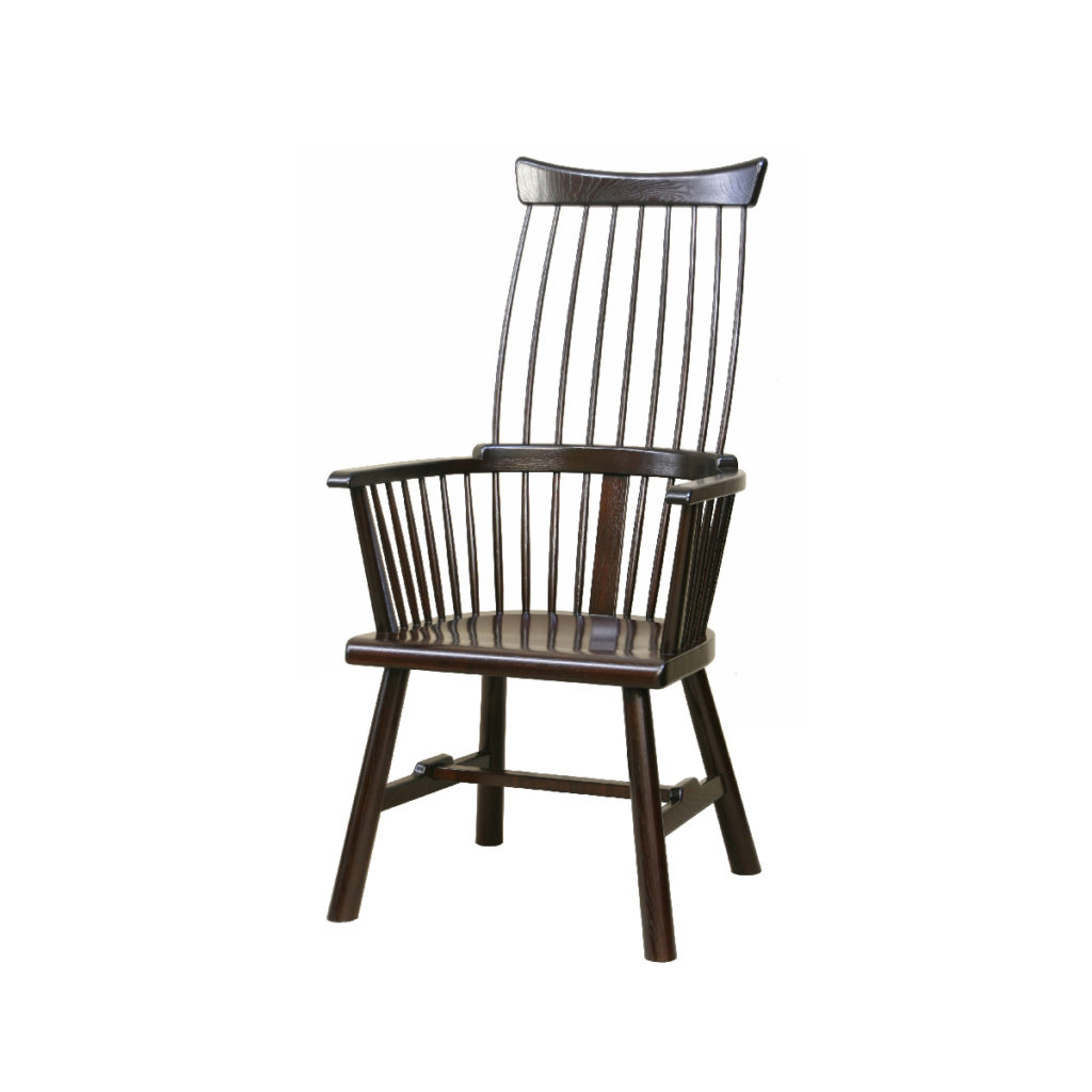 コムバックアームチェア stickback-style Windsor Chair “Comb-back