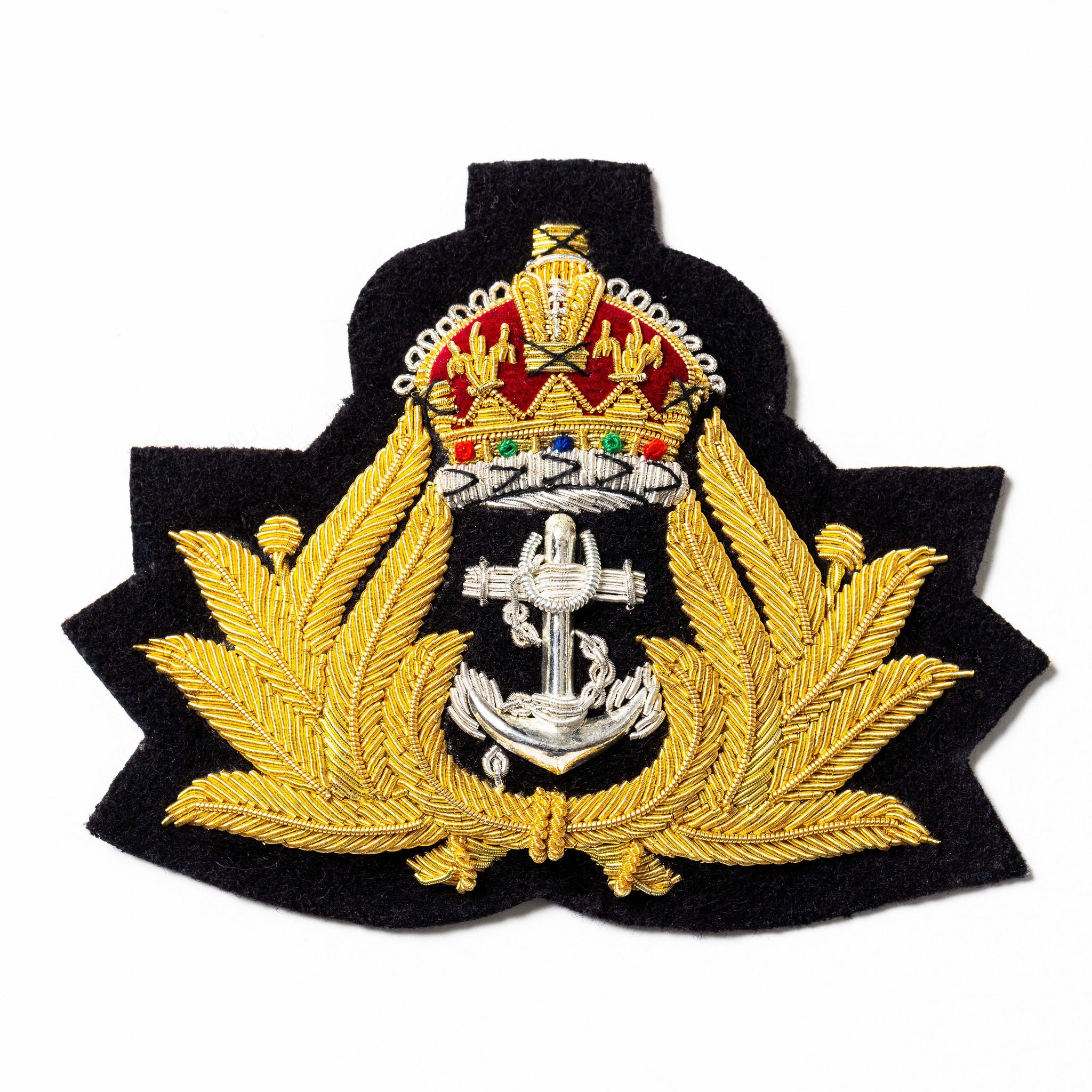 英国海軍士官帽章 - 黒 – Hand & Lock