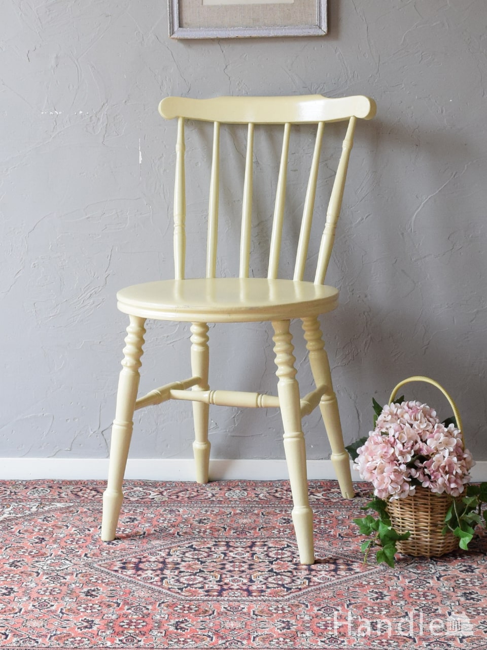 イギリスのアンティーク家具の子供用スタッキングチャイルドチェア(k