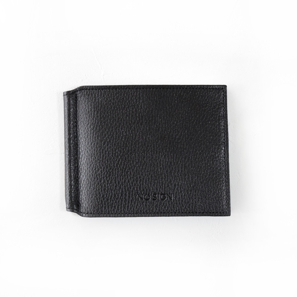 NO SIGN 和牛レザー エンボス マネークリップ: TORIYOSE | HANEDA