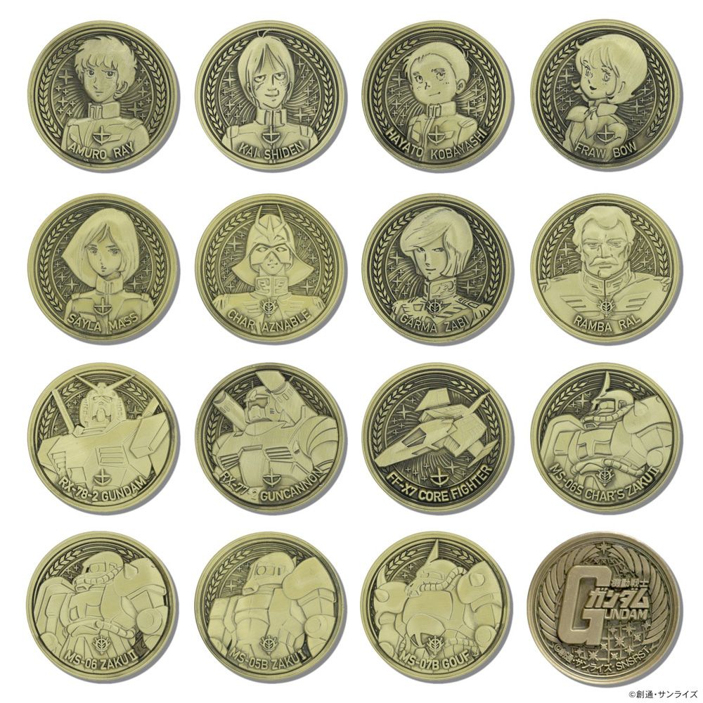 1月30日(木)より受注受付開始】機動戦士ガンダム メタルアートメダル