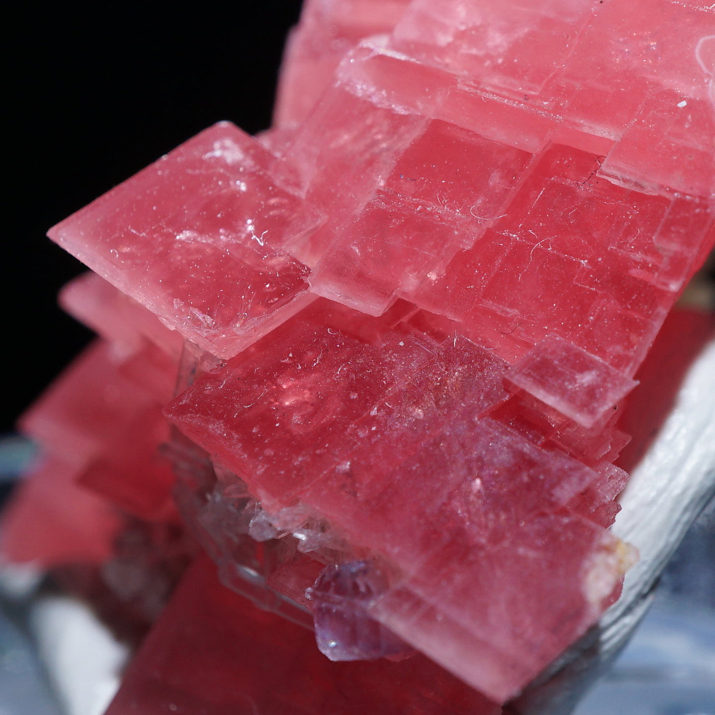 コロラド州産 ロードクロサイト・フローライト・水晶・カルサイト