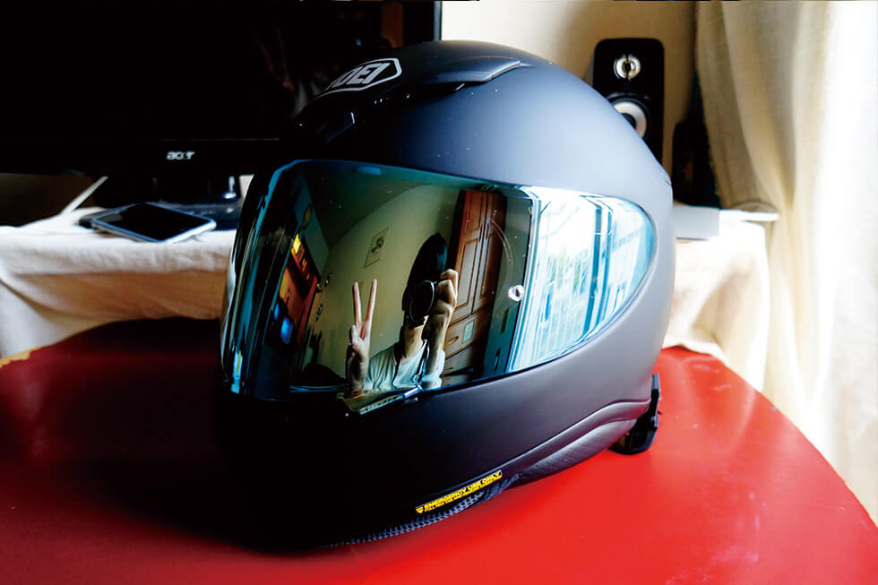 SHOEI Z-7』がやってきた！【後編】ミラーシールドでイケメン計画