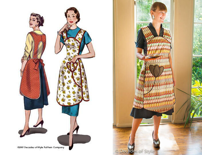 Decades of Style Pattern - 1950's Protect and Serve Apron #5005