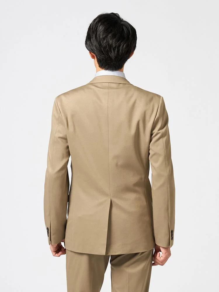 Cassette Cross】スーツ 2つボタン 上下ウォッシャブル ニット素材