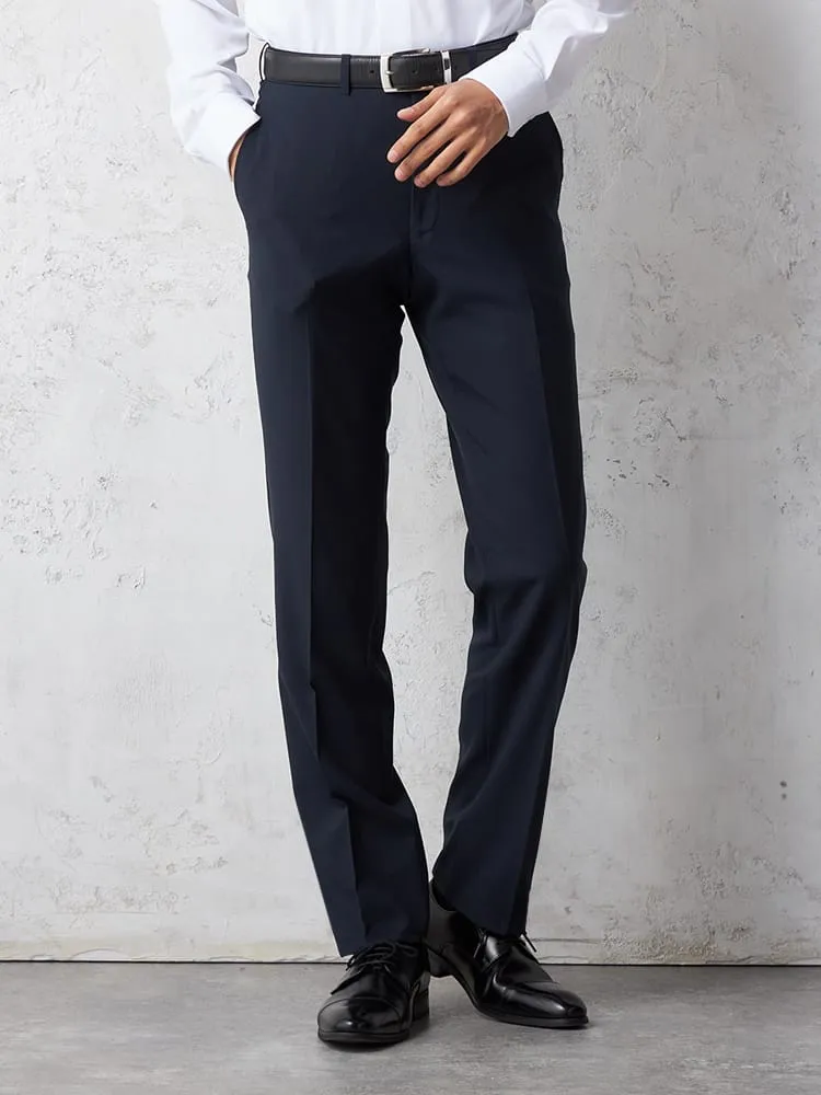 即納】スーツ 2つボタン【WEB限定】上下ウォッシャブル ネイビー