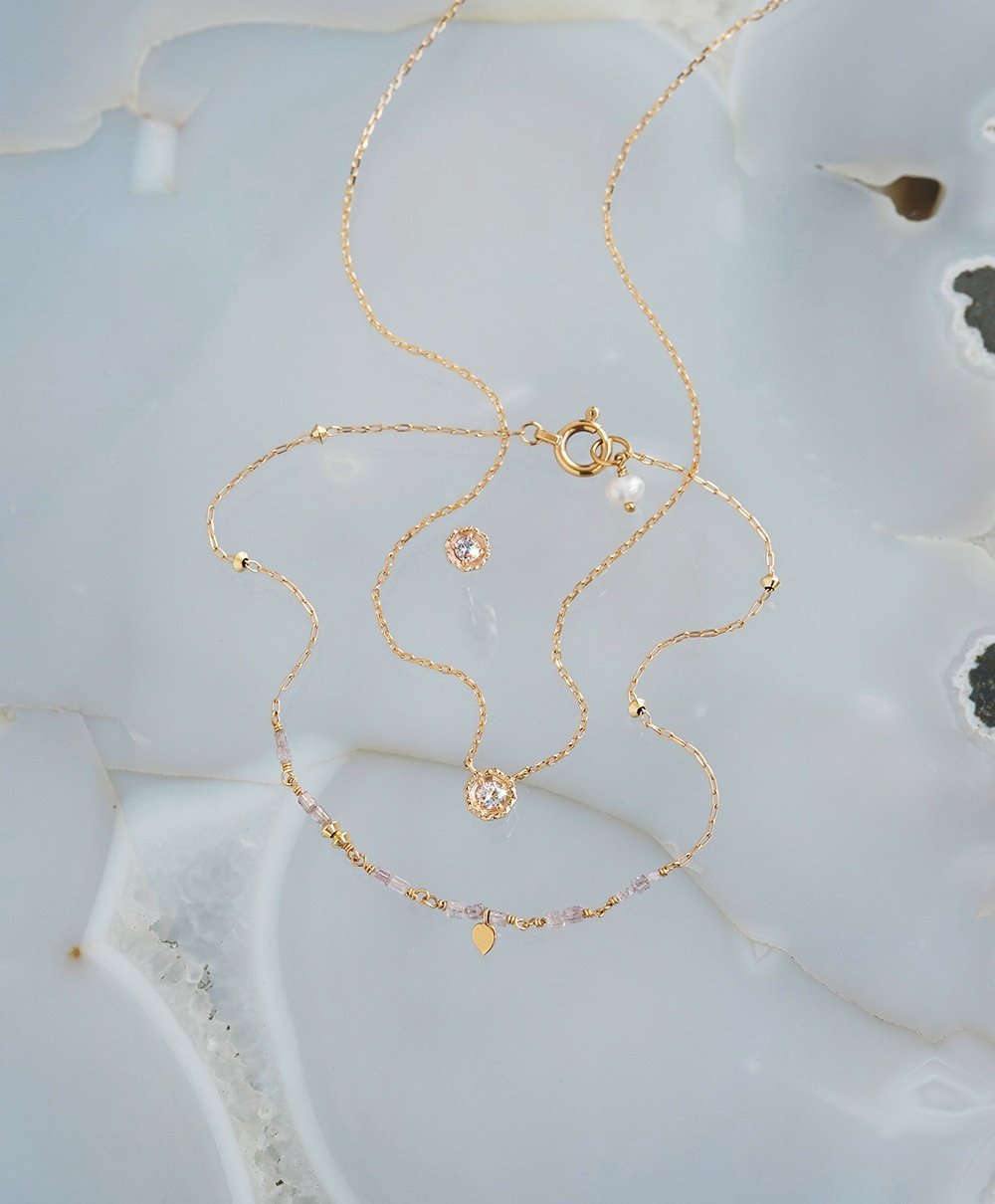 Pink diamond crystal bracelet /ピンクダイヤモンド | Hariqua