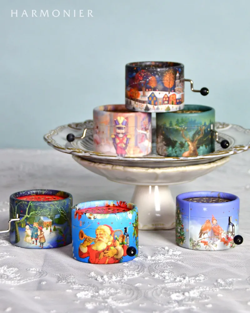 ドイツ製手巻きオルゴール/サンタクロース｜クリスマス雑貨の通販