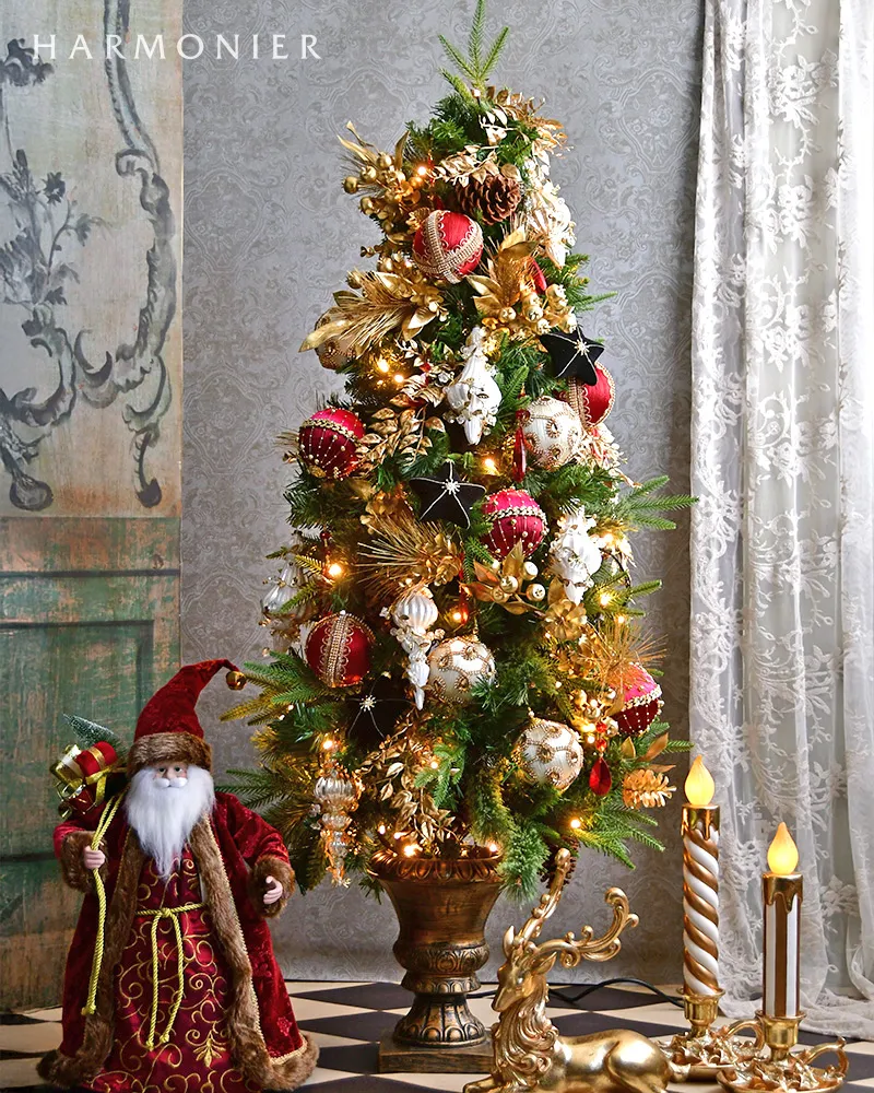 スリムパインポットクリスマスツリー150cm｜クリスマス雑貨の通販