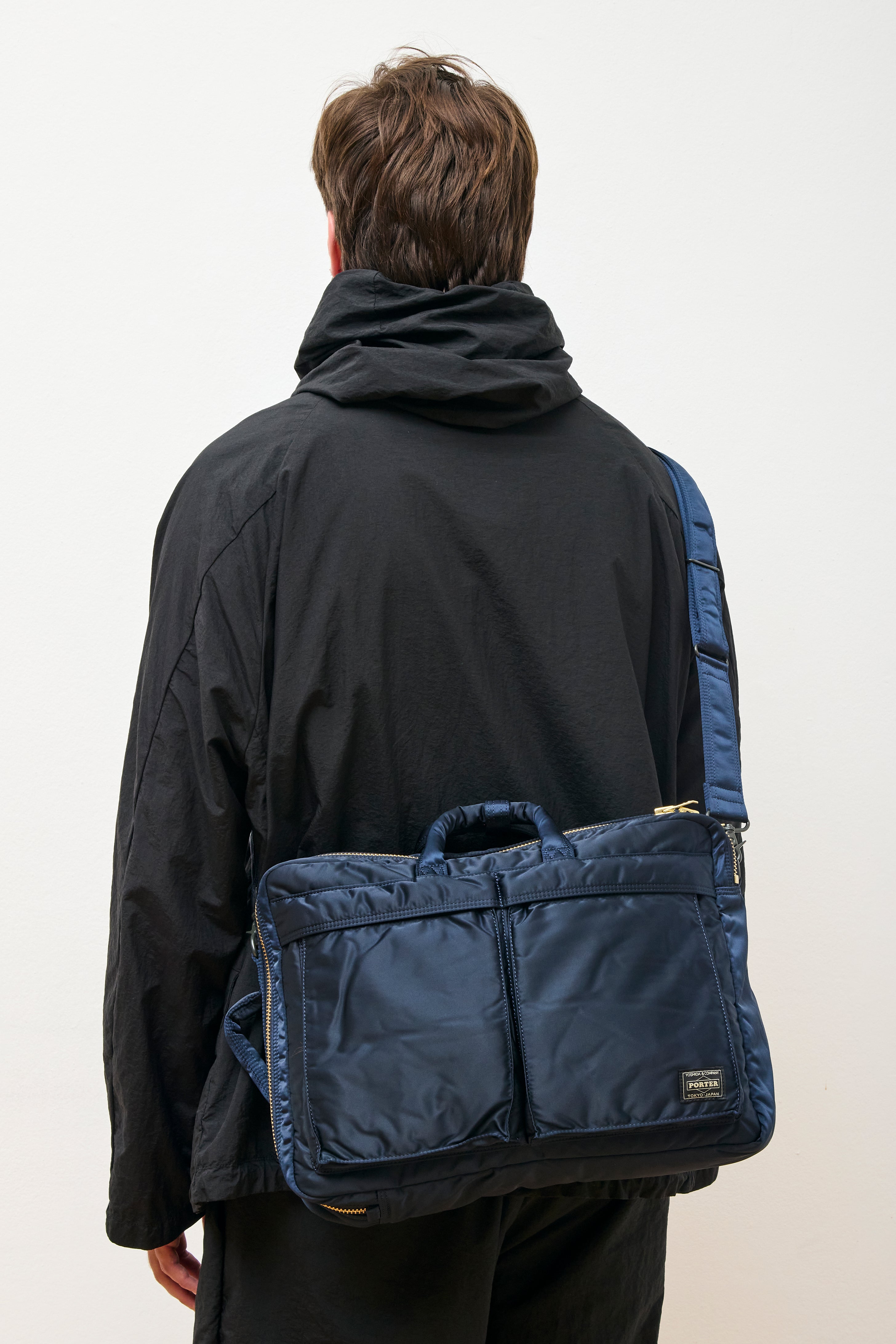 Porter Yoshida & Co. Tanker 3Way Document Bag Navy