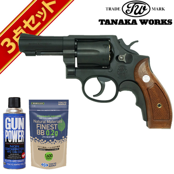 タナカワークス S&W M13 FBIスペシャル Ver3 グリップアダプター付 HW