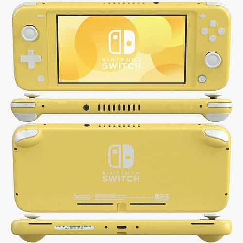 Nintendo Switch Lite | 32 GB | Yellow Plain | HG World