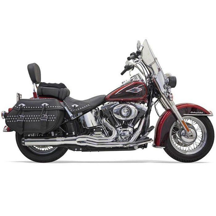 サンダーヘッダー フルエキゾースト・マフラー/ブラック ソフテイル用