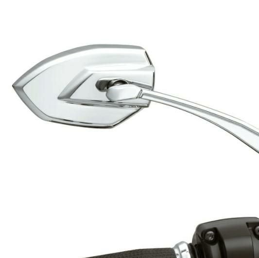 クリアキン ティアドロップミラー クローム |ハーレーパーツ専門店 HD