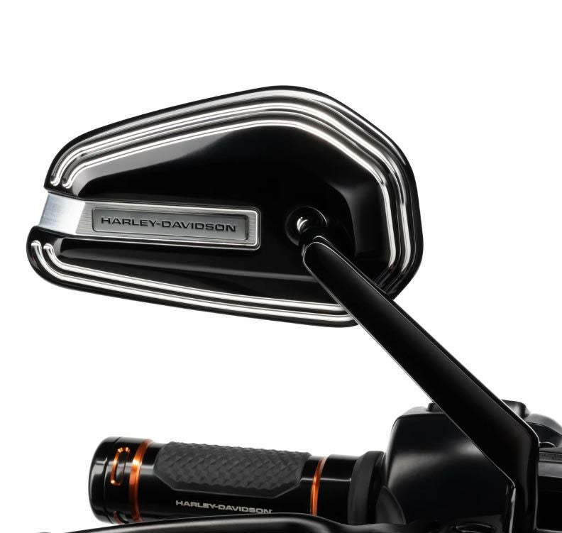 ハーレー用 エンパイア ミラーセット ブラック/シルバー |ハーレー