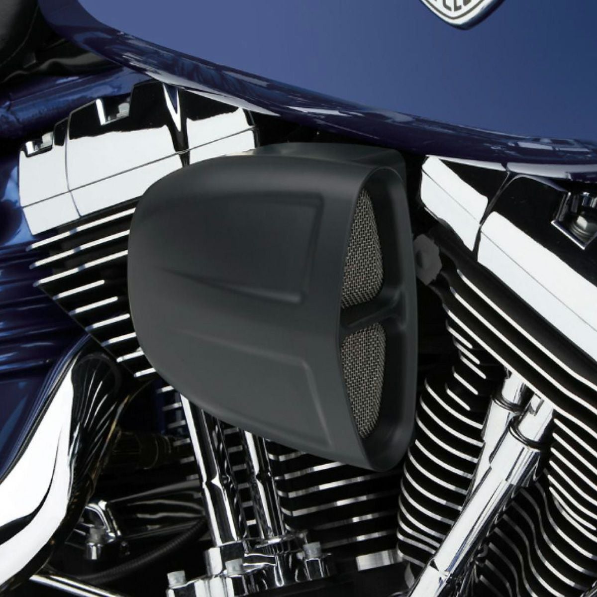 M8 ツーリング、ソフテイル ドリルド117 オーバルエアクリーナーカバー