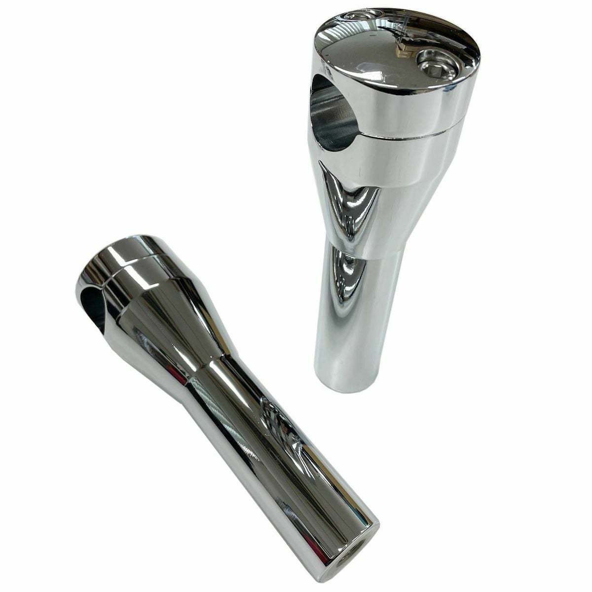 1インチハンドル用 ドーム ライザー 6インチ クローム |ハーレーパーツ