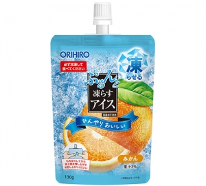 ぷるんと凍らすアイススタンディング みかん | 商品紹介 | オリヒロ