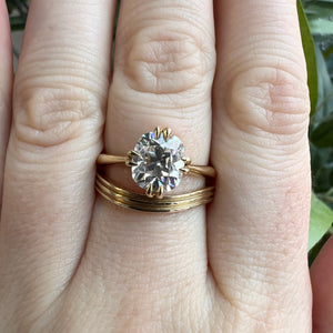 Zelda Old Mine Cut Lab Grown Engagement Ring – Hera