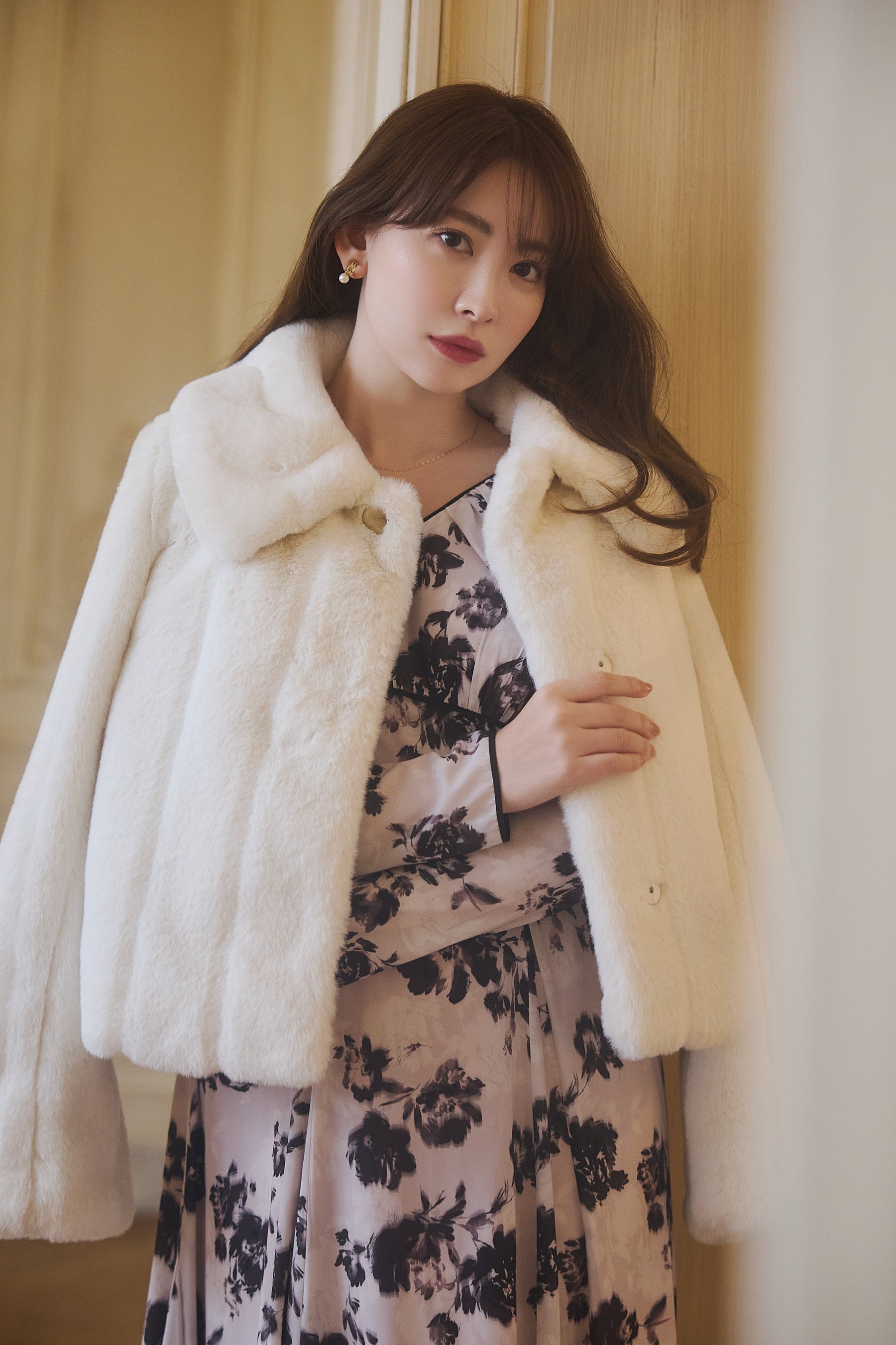 新色】Winter Love Faux Fur Coat