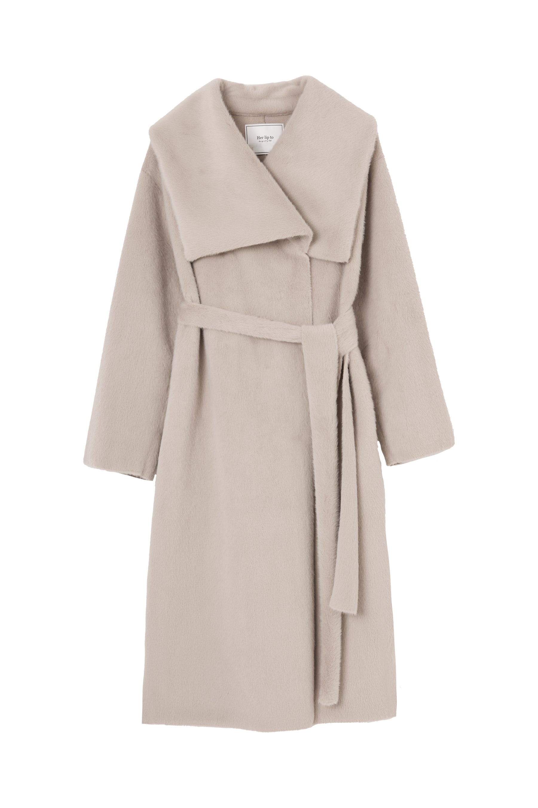 beige / latte】Grace Wrap Coat
