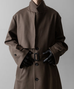 ssstein / シュタイン】LAY CHESTER COAT - DARK GREIGE | 公式通販