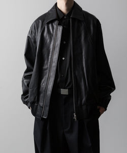 ssstein / シュタイン】LEATHER ZIP SHORT JACKET - BLACK | 公式通販