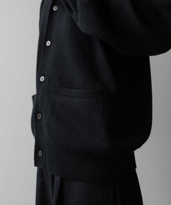 ssstein / シュタイン】EXTRA FINE WOOL KNIT CARDIGAN - BLACK | 公式