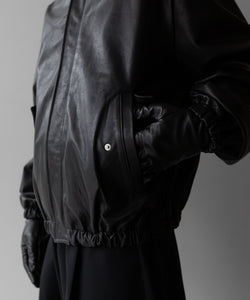 stein / シュタイン】LEATHER ZIP BLOUSON - BLACK | 公式通販サイト