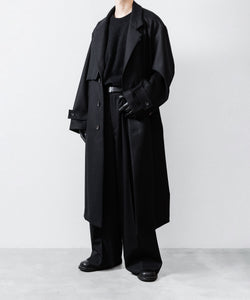 ssstein / シュタイン】LAY CHESTER COAT - BLACK | 公式通販サイト