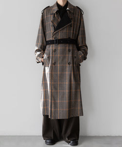stein / シュタイン】OVERSIZED DOUBLE LAPELED TRENCH COAT - GLEN