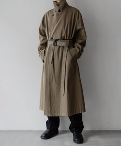 stein】OVERSIZED DOUBLE BREASTED COAT - DARK BEIGE | 公式通販