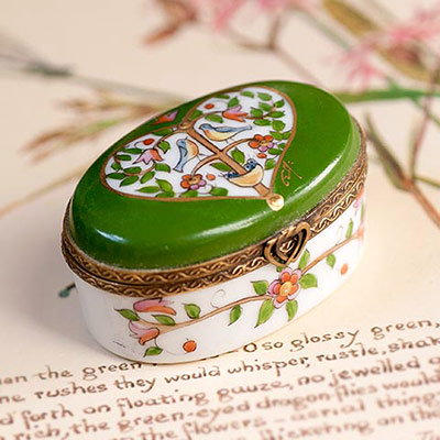 Limoges-リモージュボックス～幸福の青い鳥の森 – アンティーク