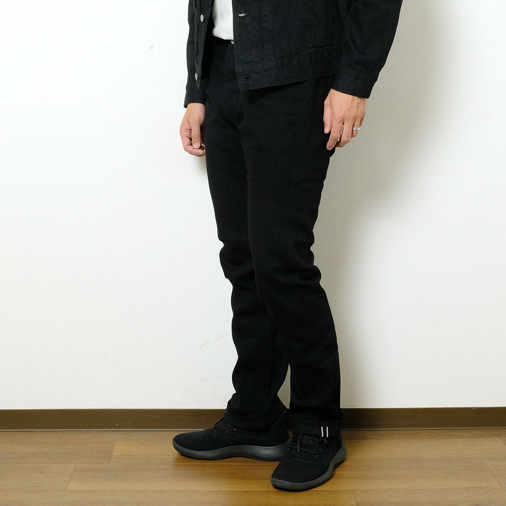 SUGARCANE - 13oz. BLACK DENIM TYPE-III (SLIM FIT) - SC41470