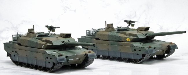 タミヤ 1/35RCタンク「10式戦車」その4（塗装と完成写真） – 艦船模型