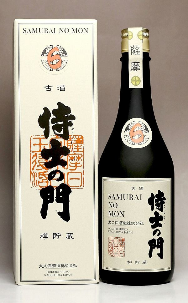六年古酒 侍士の門 バーボン樽貯蔵 25度720ml 【太久保酒造】《芋焼酎