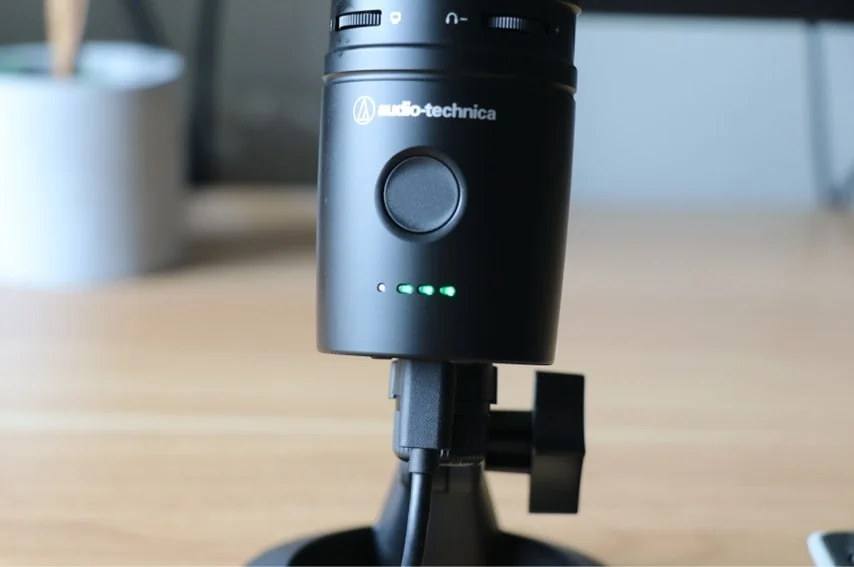 audio technica AT2020USB-XPをレビュー。ノイズリダクションがついた