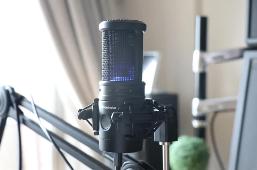 audio technica AT2020USB-XPをレビュー。ノイズリダクションがついた